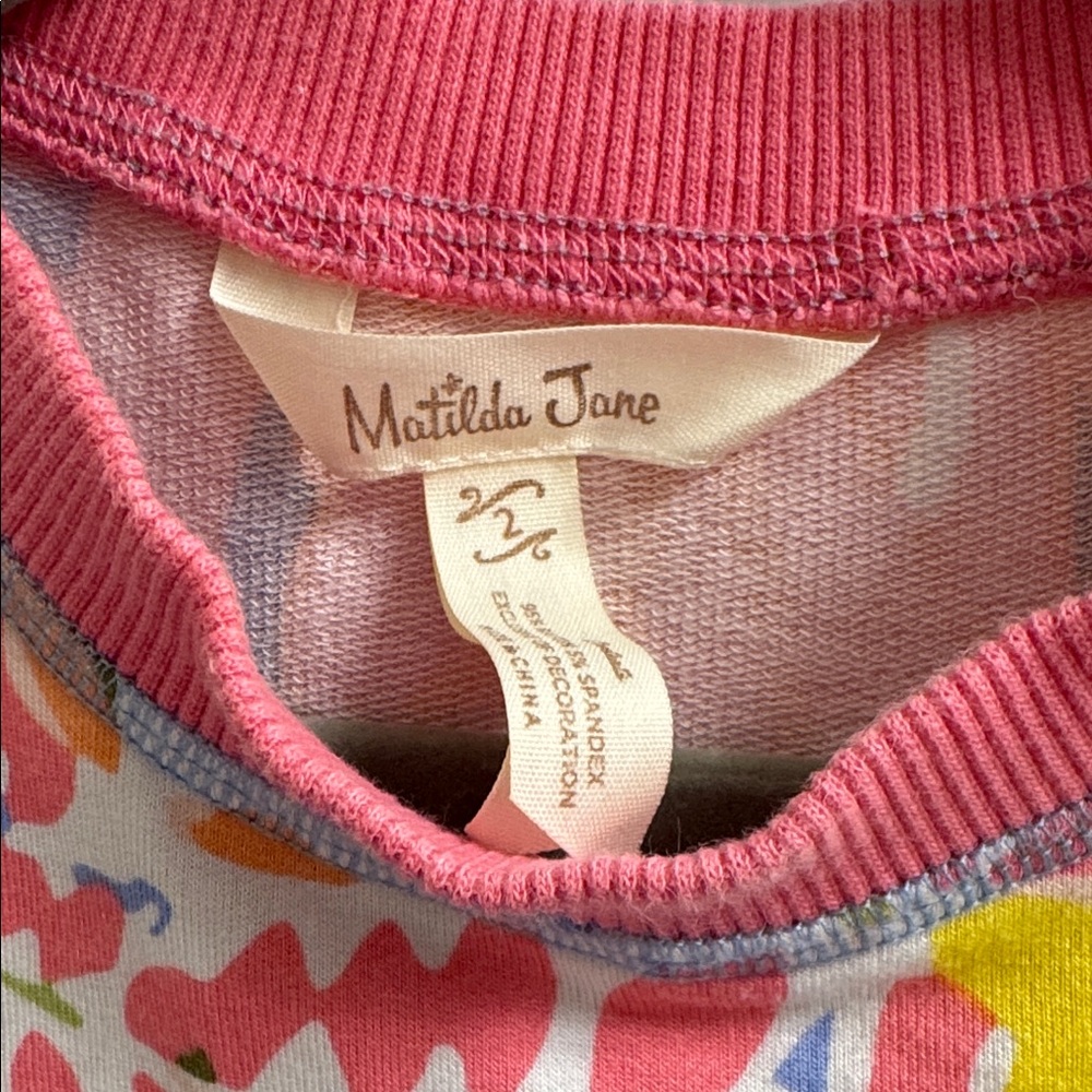 Matilda Jane Multicolor Floral Ruffle Tee - Picture 2 of 3